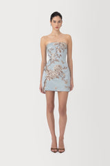 Nina Brocade Mini Dress
