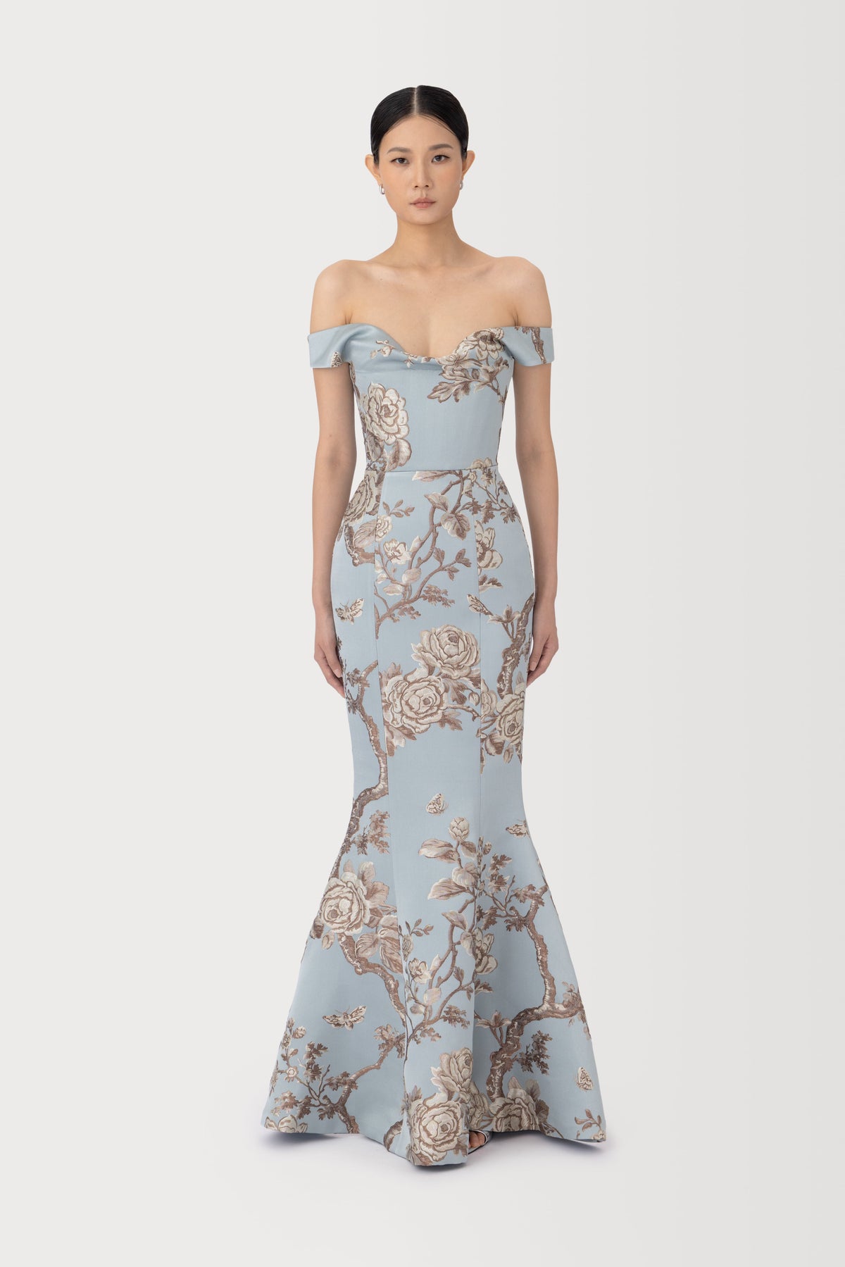 Natalya Brocade Gown