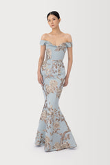Natalya Brocade Gown