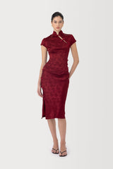 Ren Satin Jacquard Top