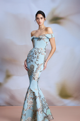 Natalya Brocade Gown