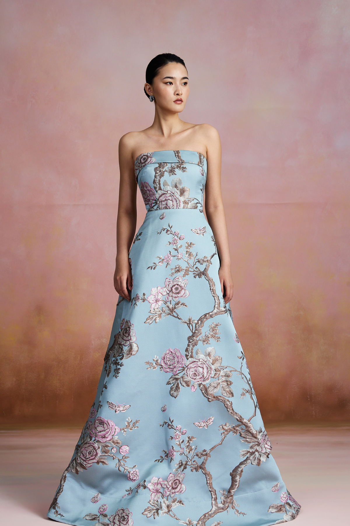 Jordana Brocade Gown