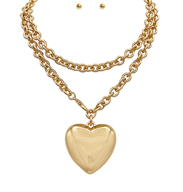 Amour Heart Necklace