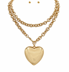 Amour Heart Necklace