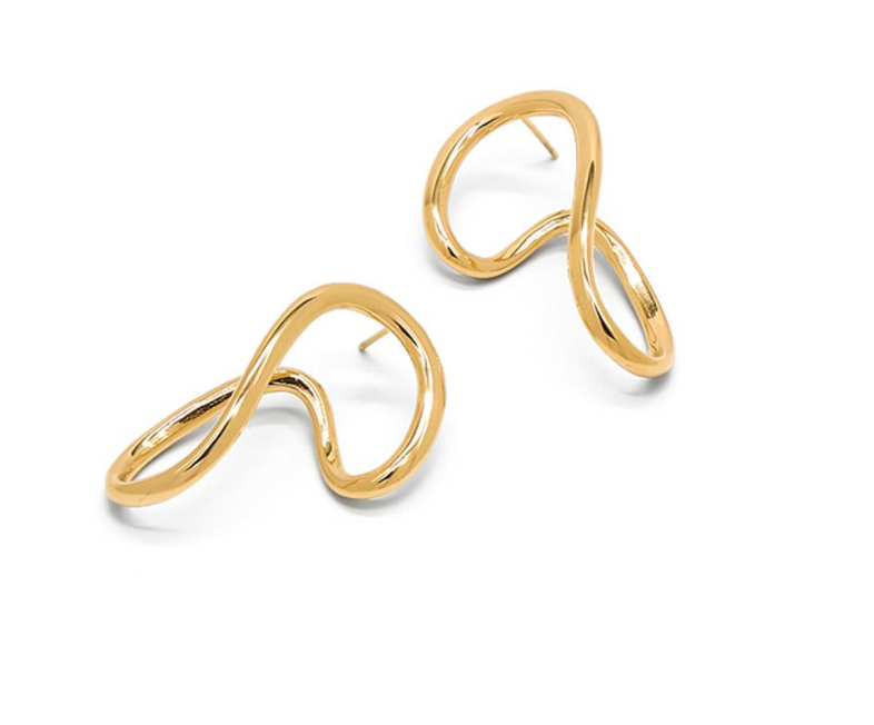 Freeform Statement Earrings