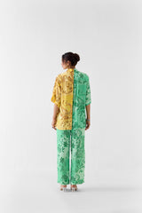 Buta Half And Half Shirt & Trousers