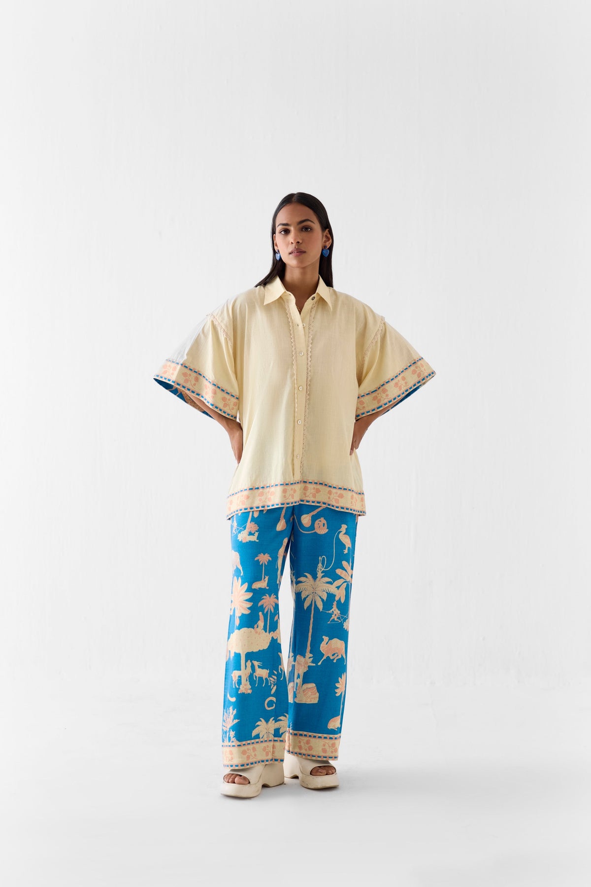 Jaipur Boxy Shirt & Trousers