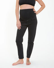 Hunter Over Bump Crop Jean Black
