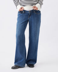 Billie Elastic Waist Jean Dark Wash