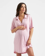 Dreamy Night Shirt Dusty Pink