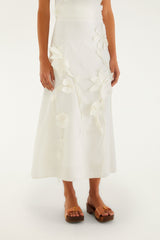 Off-White 3d Flowers Midi Dress