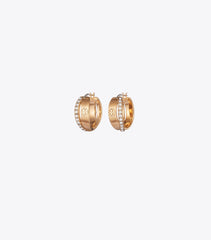 Icon Pavé Double Hoop Earring