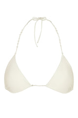 Triangle Bikini Top in Pearl