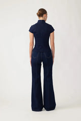 Iris Denim Top